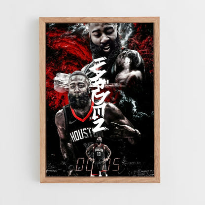 ap-james harden-1 cadre Bois clair