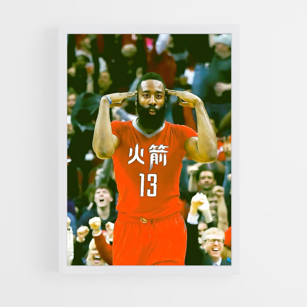 ap-james harden-3 cadre Blanc