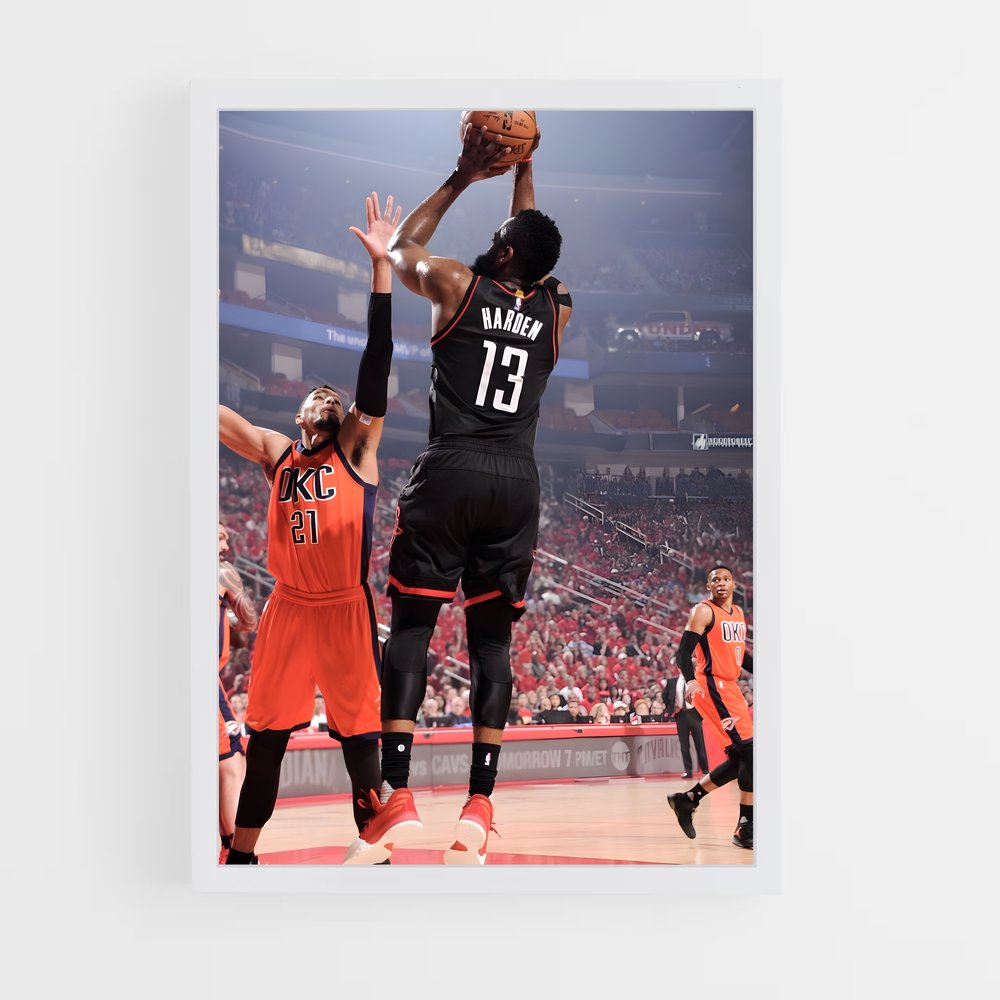 ap-james harden-5 cadre Blanc