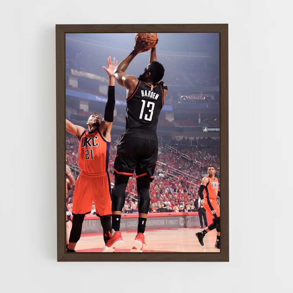 ap-james harden-5 cadre Bois foncé