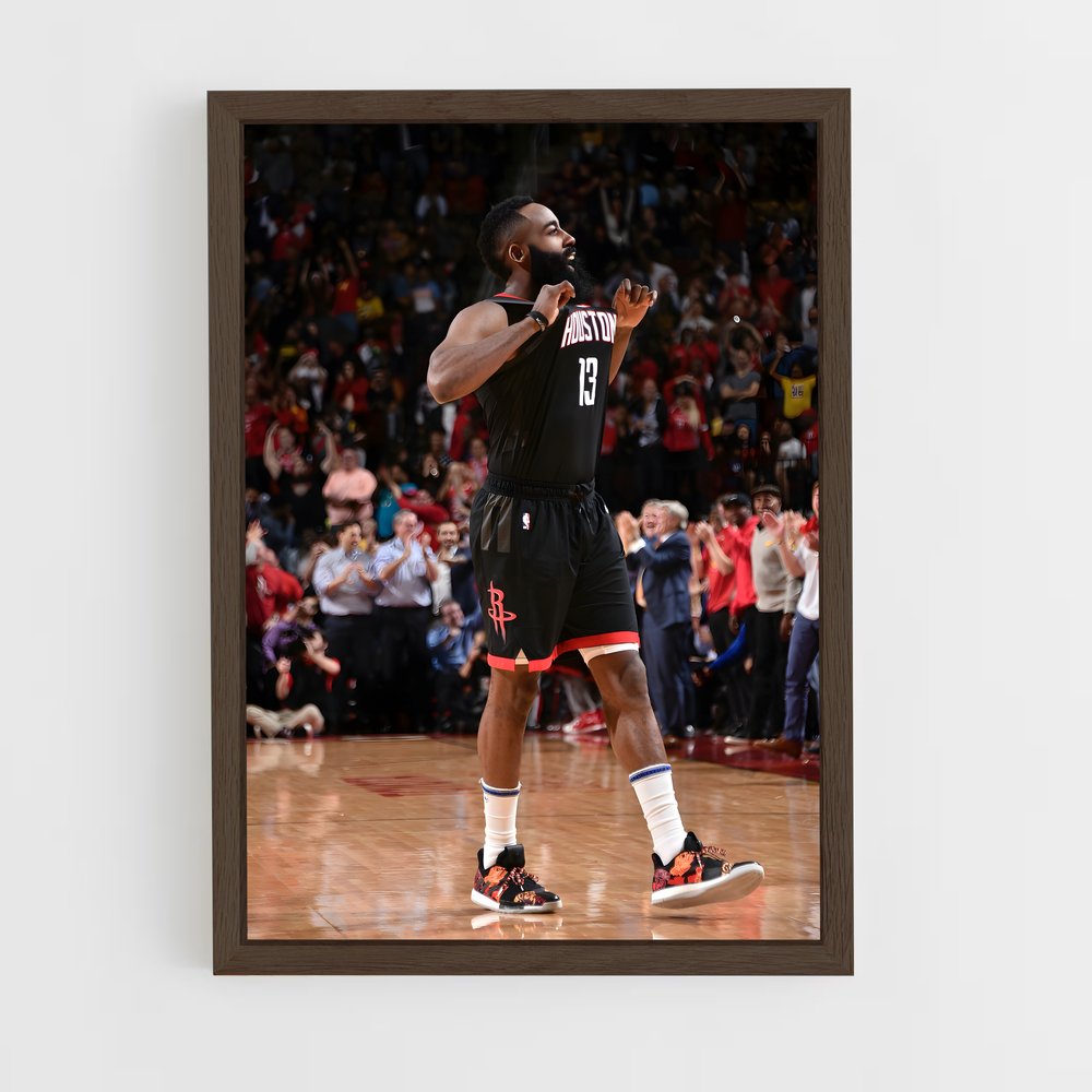ap-james harden-6 cadre Bois foncé
