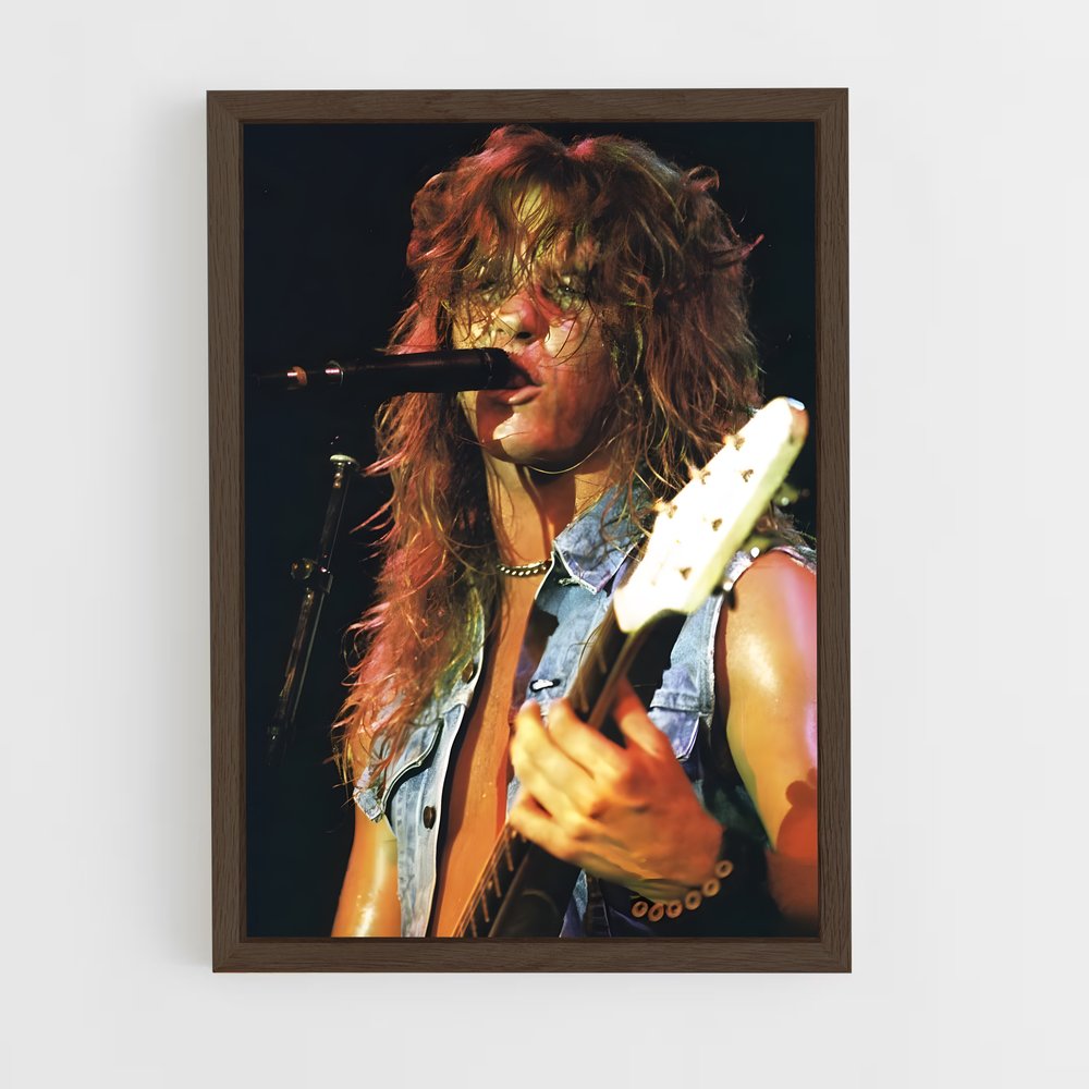 ap-james hetfield-1 cadre Bois foncé
