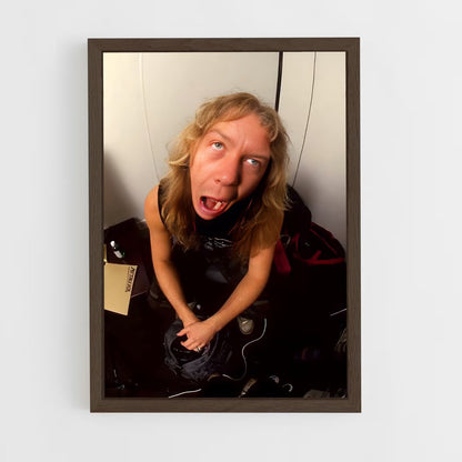 ap-james hetfield-2 cadre Bois foncé