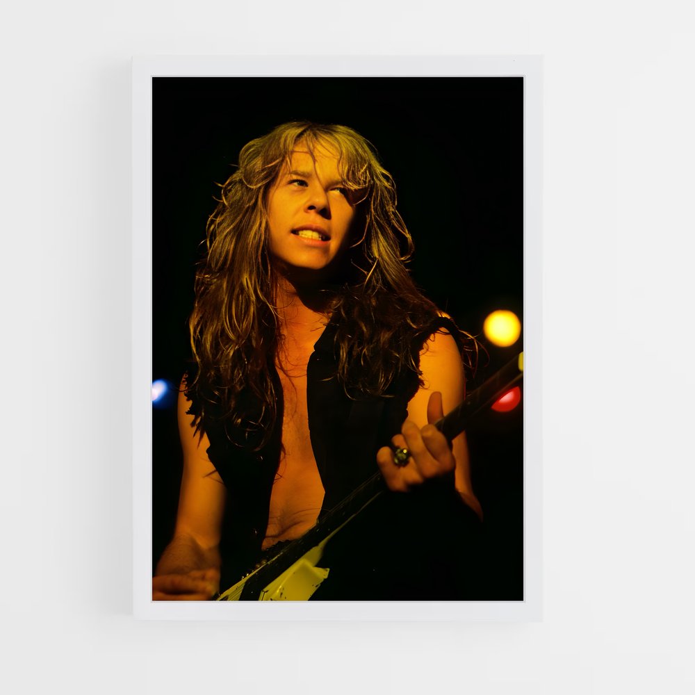 ap-james hetfield-3 cadre Blanc