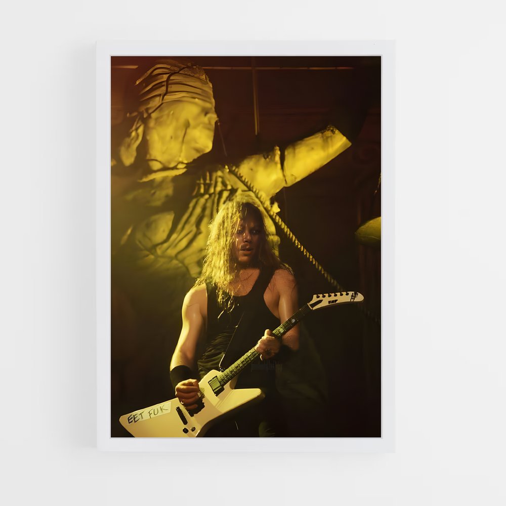 ap-james hetfield-4 cadre Blanc