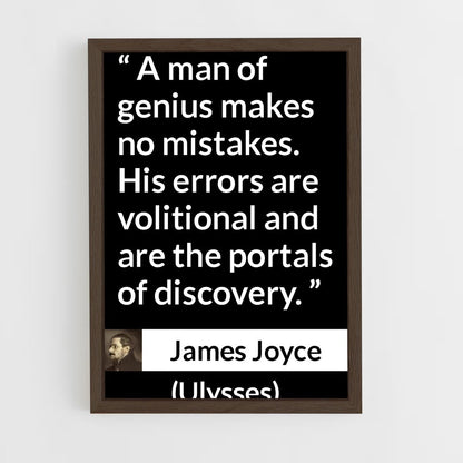 ap-james joyce-2 cadre Bois foncé