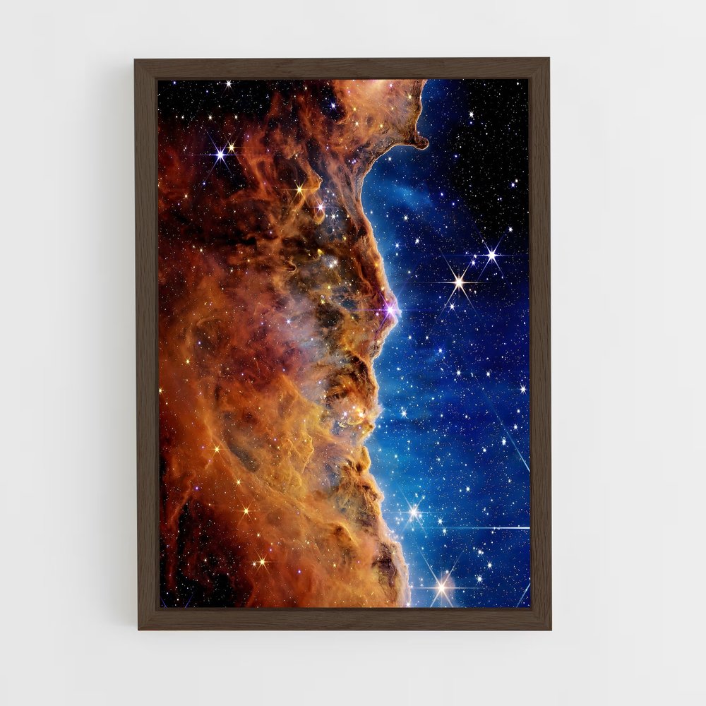 ap-james webb telescope-26 cadre Bois foncé