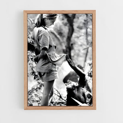 ap-jane goodall-3 cadre Bois clair
