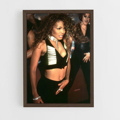 ap-janet jackson-4 cadre Bois foncé
