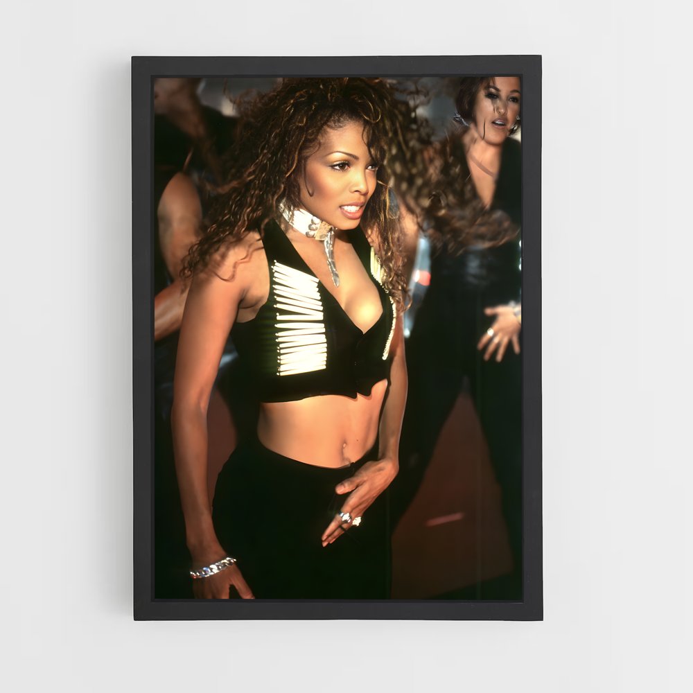 ap-janet jackson-4 cadre Noir
