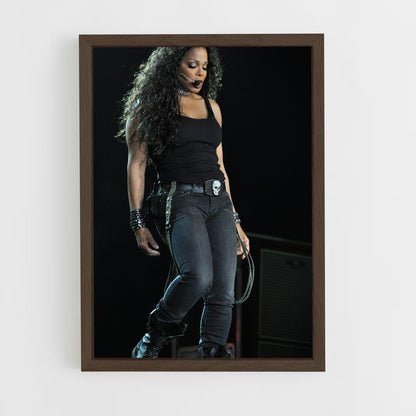 ap-janet jackson-6 cadre Bois foncé