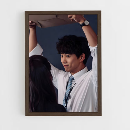 ap-jang jun woo-4 cadre Bois foncé