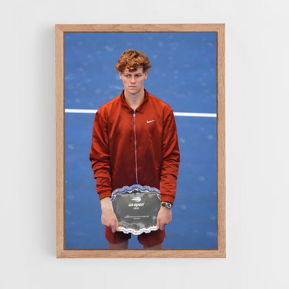 ap-jannik sinner-6 cadre Bois clair