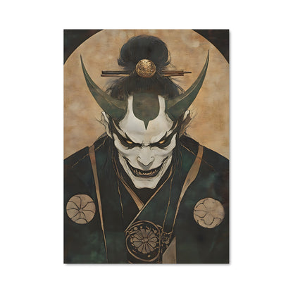 Poster Oni au Foulard Vert