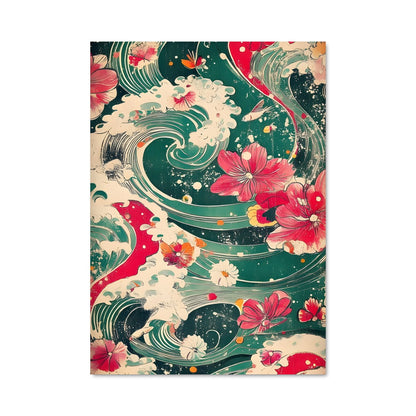 Poster Vagues Florales