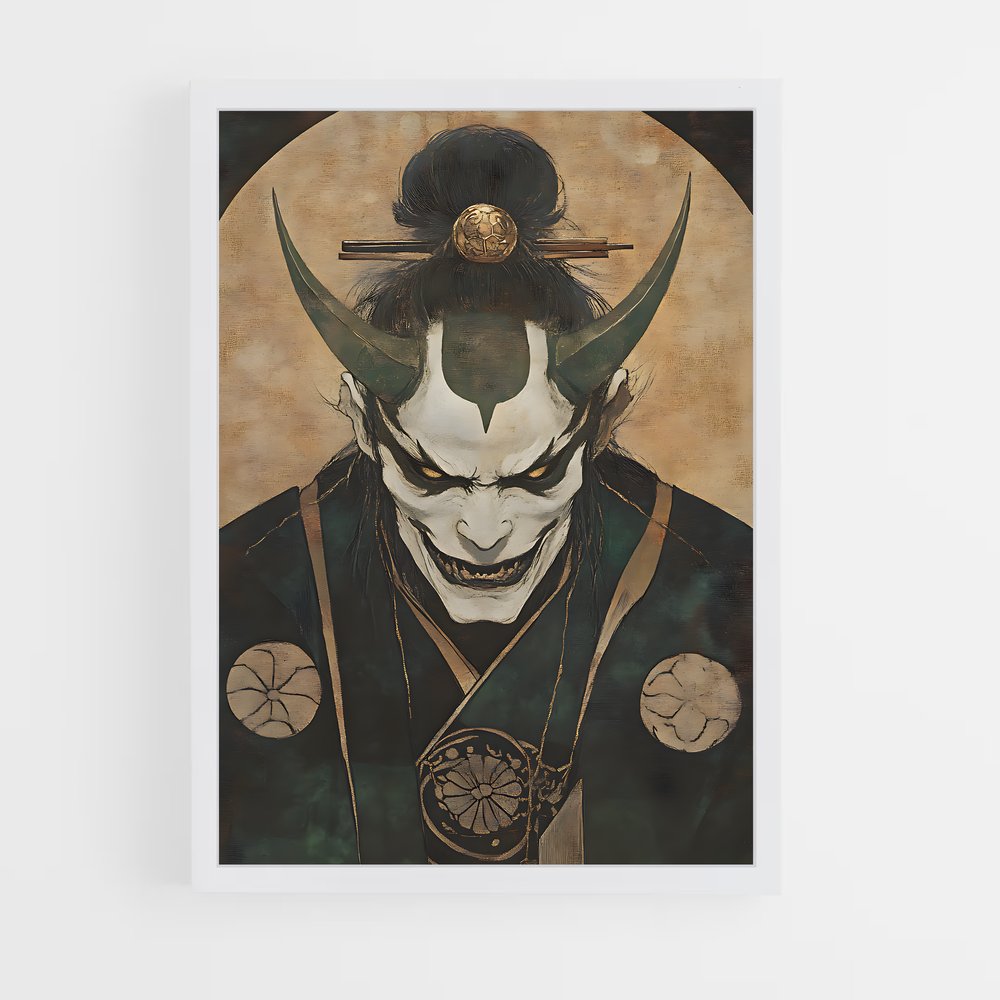 ap-japanese demons-7 cadre Blanc