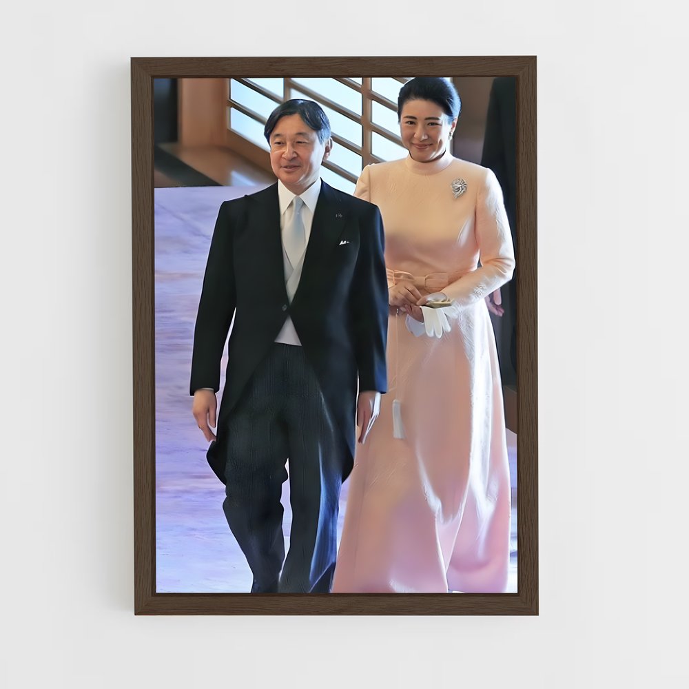 ap-japanese imperial family-3 cadre Bois foncé