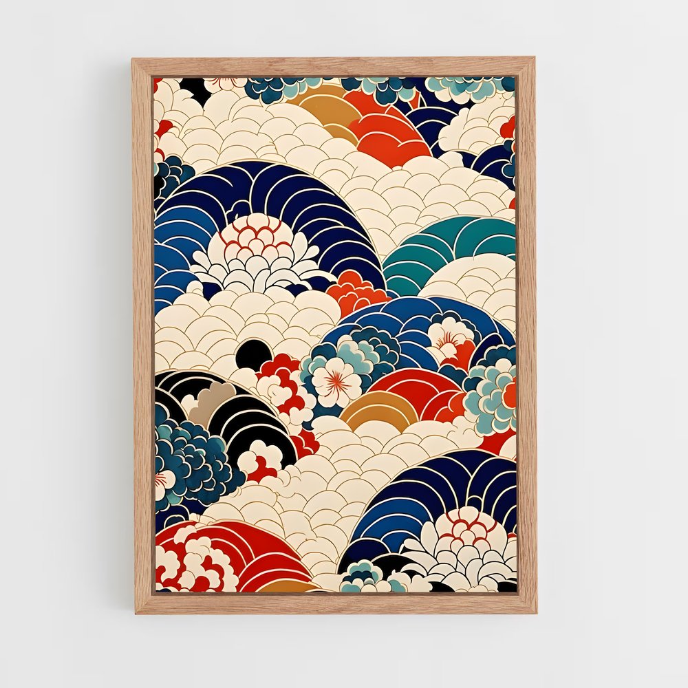 ap-japanese patterns-1 cadre Bois clair