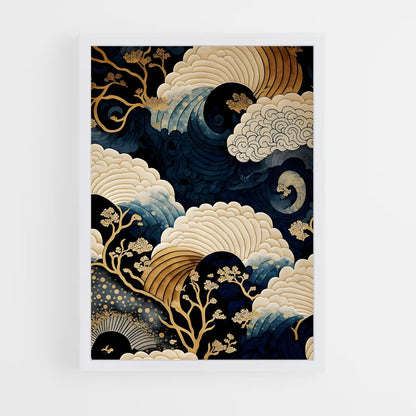 ap-japanese patterns-4 cadre Blanc
