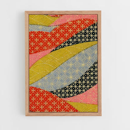 ap-japanese patterns-6 cadre Bois clair