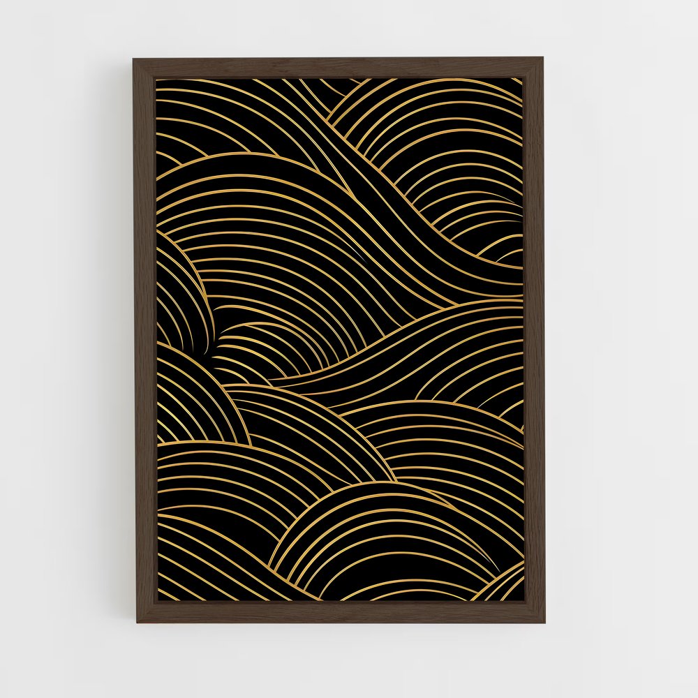 ap-japanese patterns-7 cadre Bois foncé