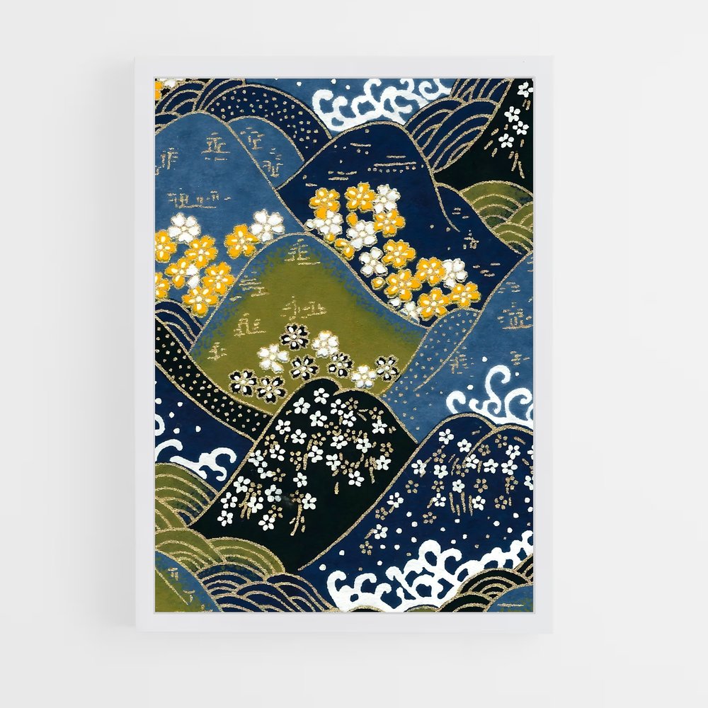 ap-japanese patterns-8 cadre Blanc