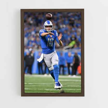 ap-jared goff-2 cadre Bois foncé