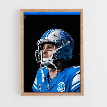 ap-jared goff-3 cadre Bois clair