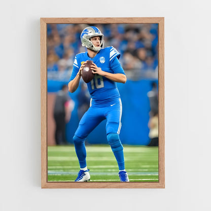 ap-jared goff-4 cadre Bois clair