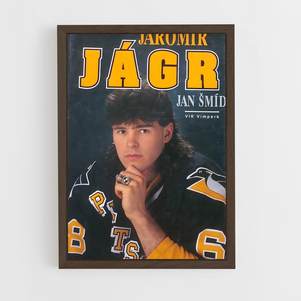 ap-jaromir jagr-3 cadre Bois foncé