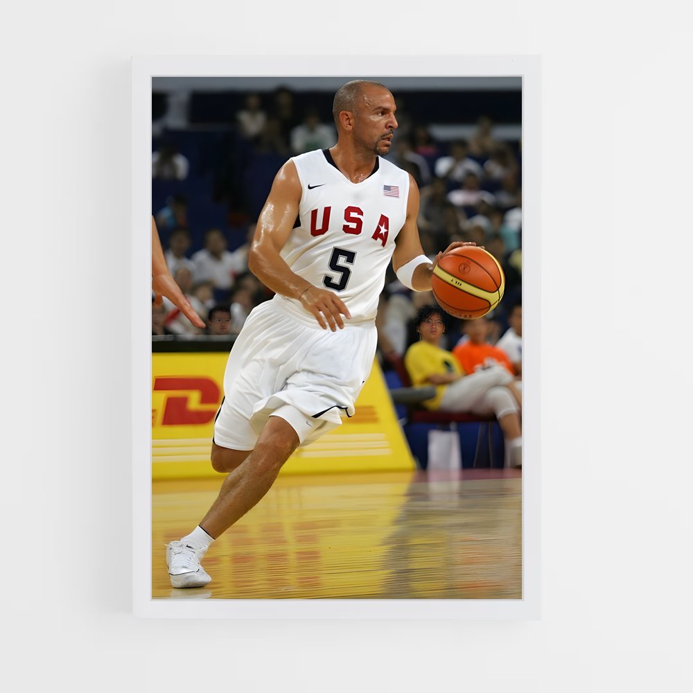 ap-jason kidd-4 cadre Blanc