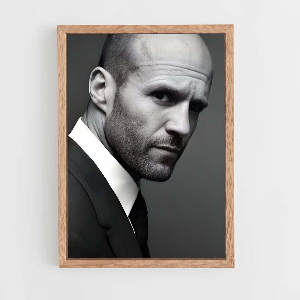 ap-jason statham-11 cadre Bois clair