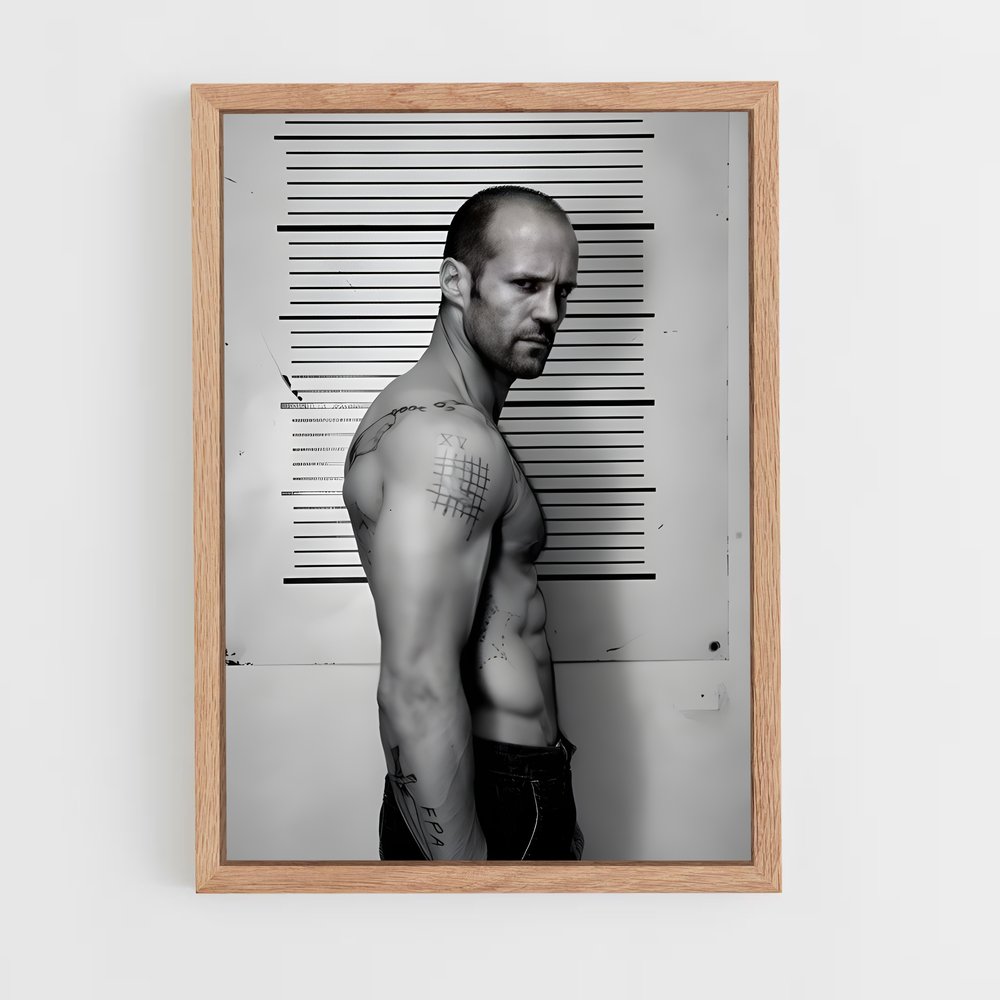 ap-jason statham-3 cadre Bois clair