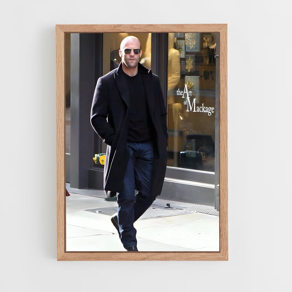 ap-jason statham-9 cadre Bois clair