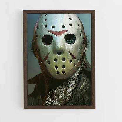 ap-jason voorhees-2 cadre Bois foncé