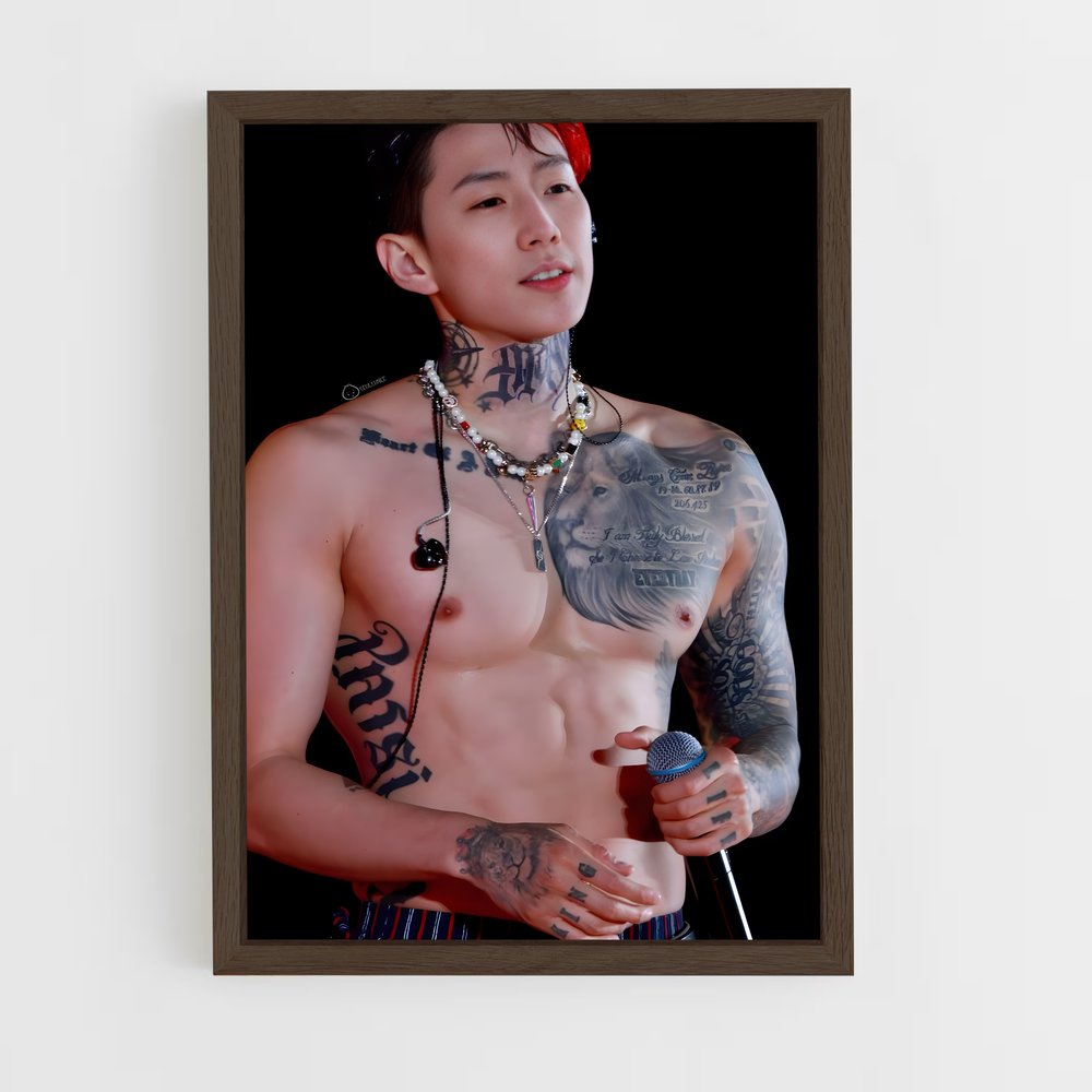 ap-jay park-4 cadre Bois foncé