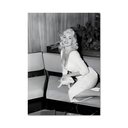 Poster Jayne au Divan