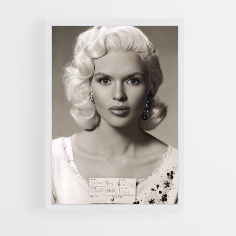 ap-jayne mansfield-9 cadre Blanc