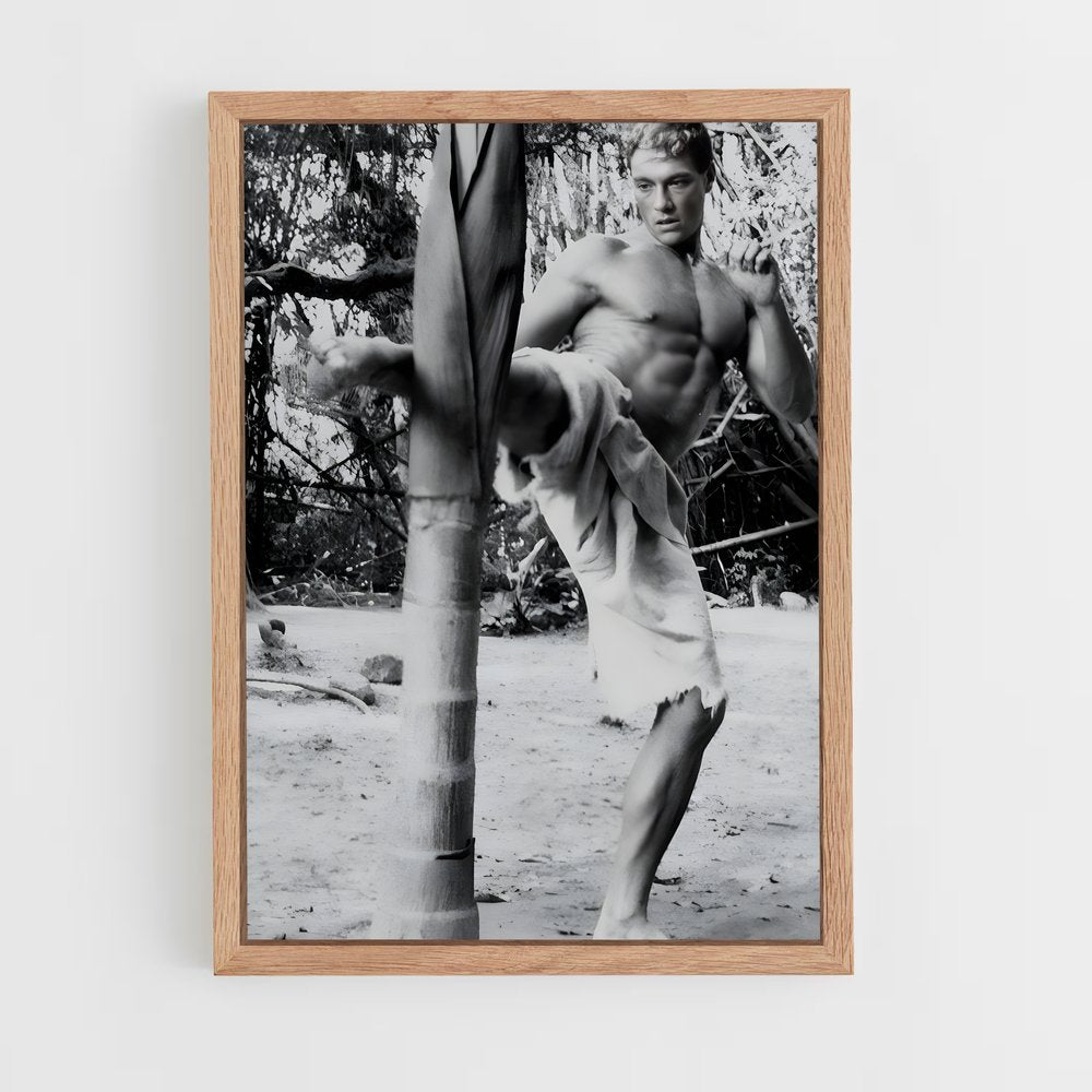 ap-jean-claude van damme-11 cadre Bois clair