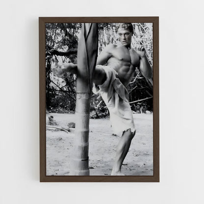 ap-jean-claude van damme-11 cadre Bois foncé