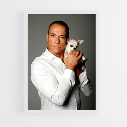ap-jean-claude van damme-4 cadre Blanc