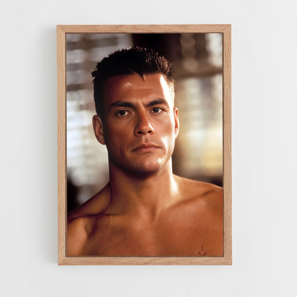ap-jean-claude van damme-6 cadre Bois clair