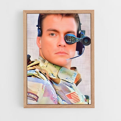 ap-jean-claude van damme-7 cadre Bois clair