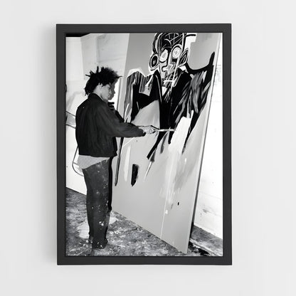 ap-jean-michel basquiat-6 cadre Noir
