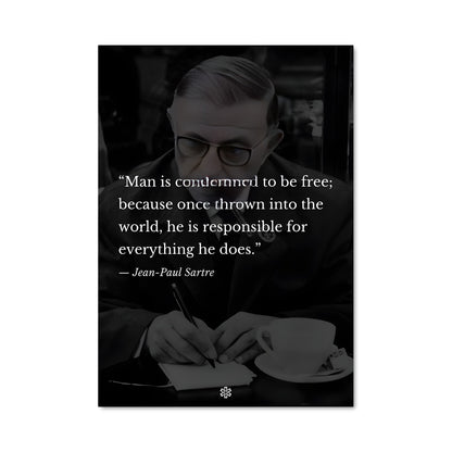 Poster Jean paul sartre 12797