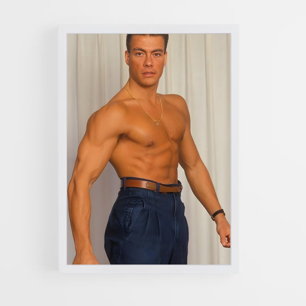 ap-jean claude van damme-1 cadre Blanc