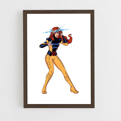 ap-jean grey-1 cadre Bois foncé