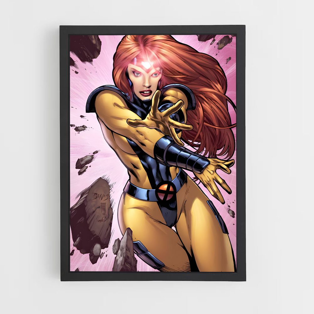 ap-jean grey-4 cadre Noir