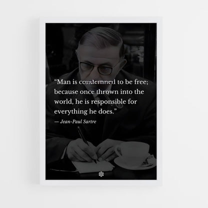 ap-jean paul sartre-1 cadre Blanc
