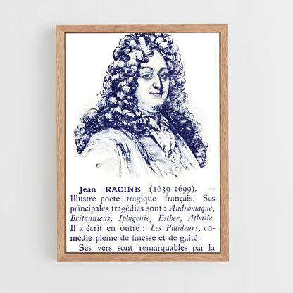 ap-jean racine-5 cadre Bois clair